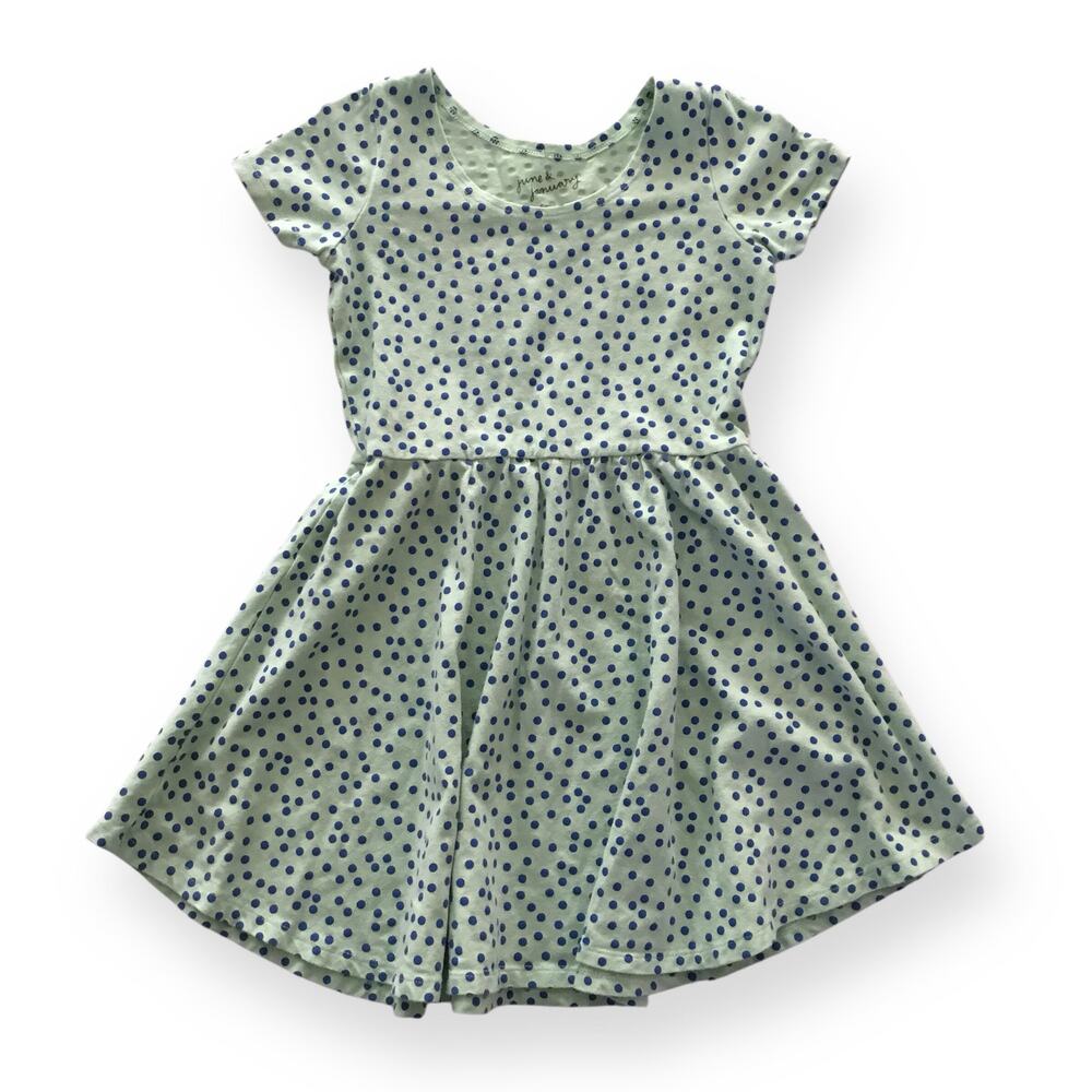 June & January polka dot twirl dress